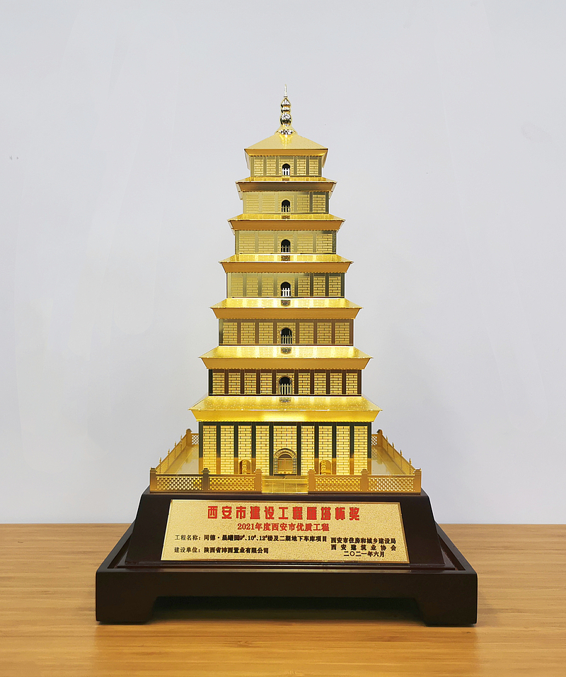 同德·晨曦園9#、10#、12#樓及地下車庫(kù)項(xiàng)目榮獲西安市建設(shè)工程“雁塔杯獎(jiǎng)"